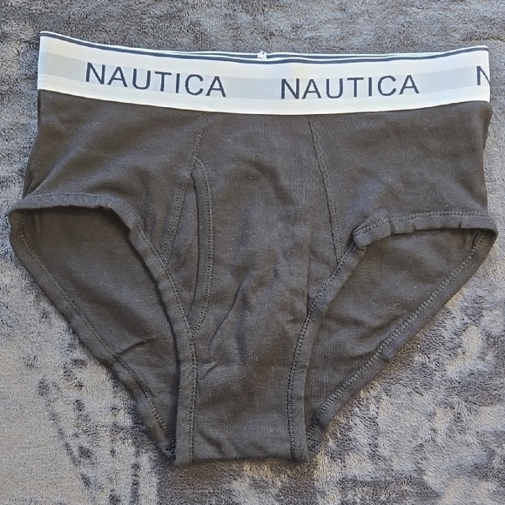 Nautica Black Briefs